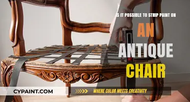 Restoring Elegance: The Delicate Art of Stripping Paint on Antique Chairs