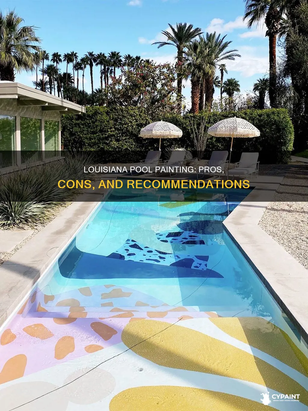 is it recommended to paint a pool in louisiana