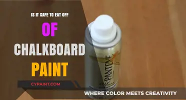 Chalkboard Paint: Safe for Eating?