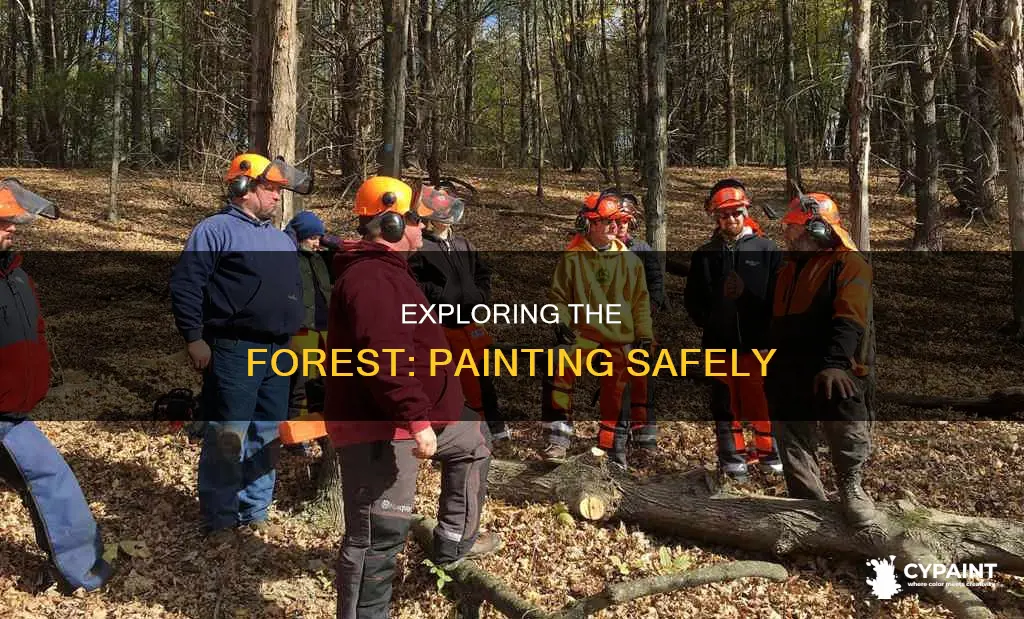 is it safe to go in theforest bro painting