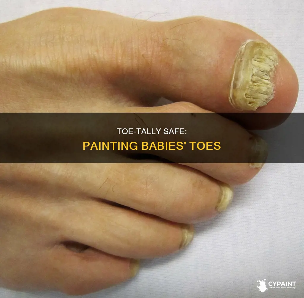 is it safe to paint a baby