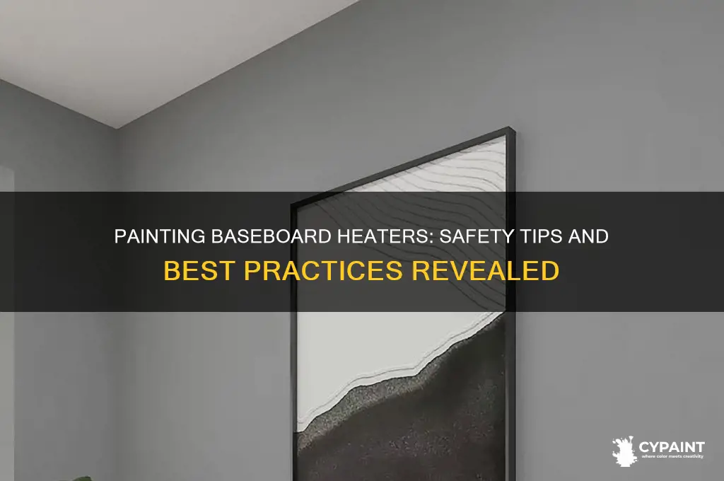 is it safe to paint a baseboard heater