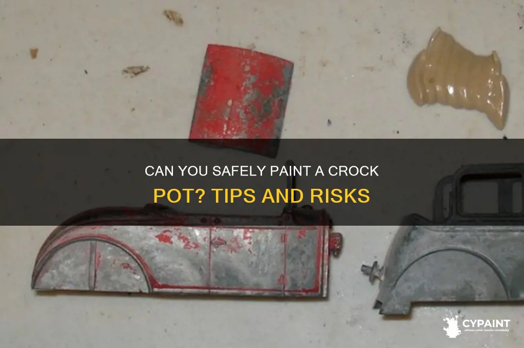 is it safe to paint a crock pot