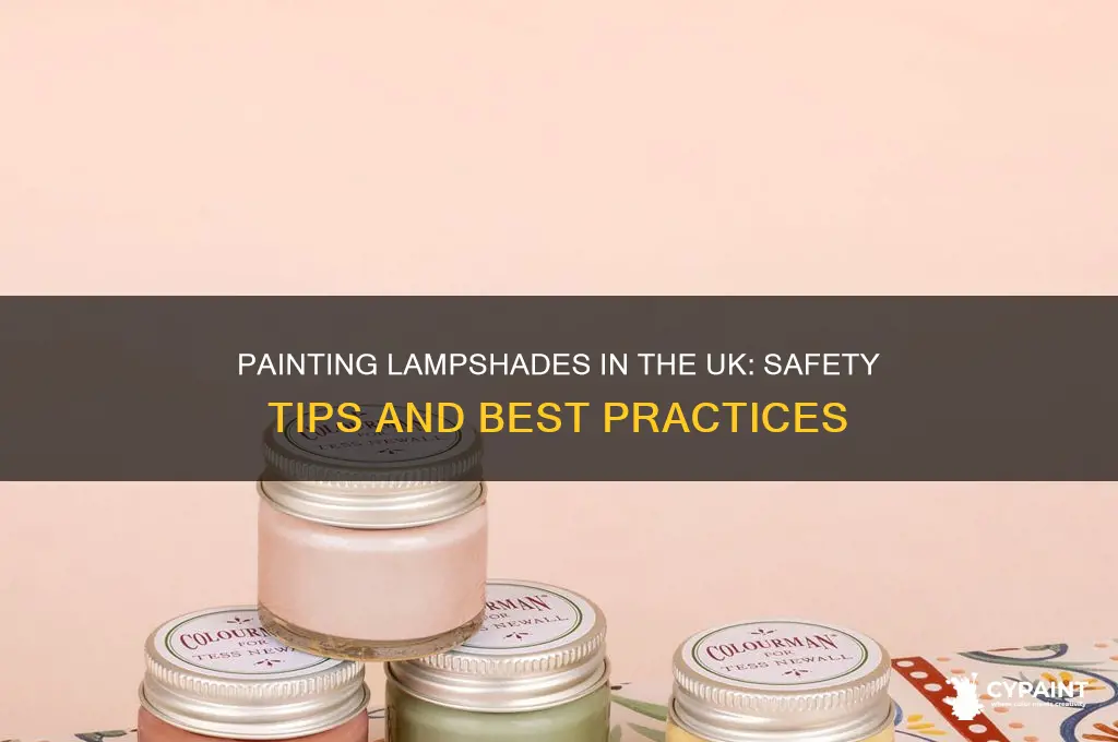 is it safe to paint a lampshade uk