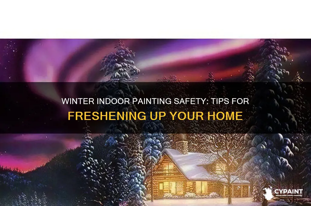 is it safe to paint indoors in winter
