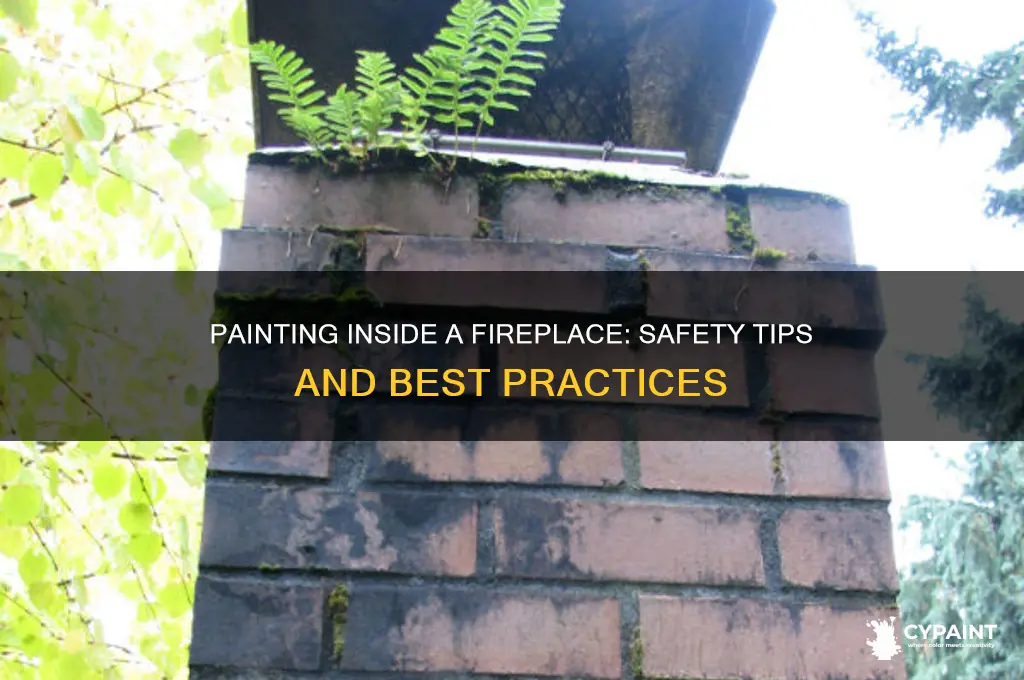 is it safe to paint inside a fireplace