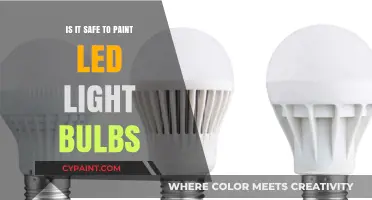 Painting LED Bulbs: Safety Tips and Potential Risks Explained
