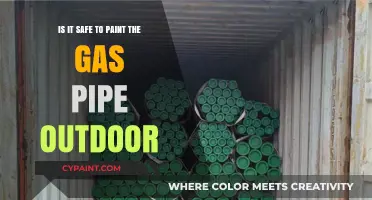 Outdoor Gas Pipe Painting: Safe or Not?