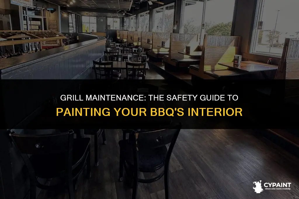 is it safe to paint the inside of a grill