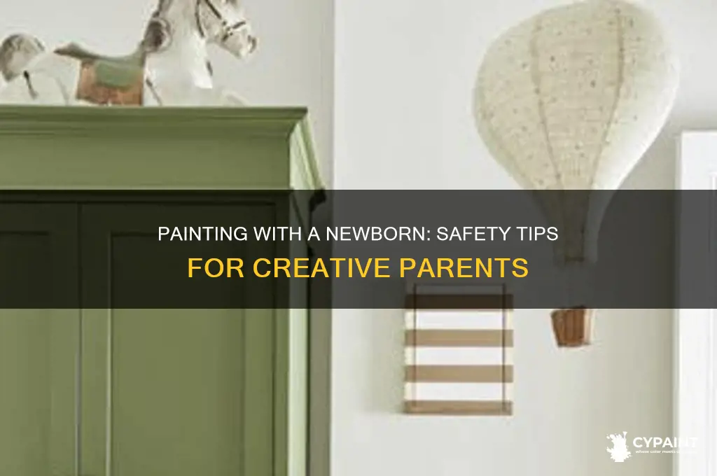 is it safe to paint with a newborn