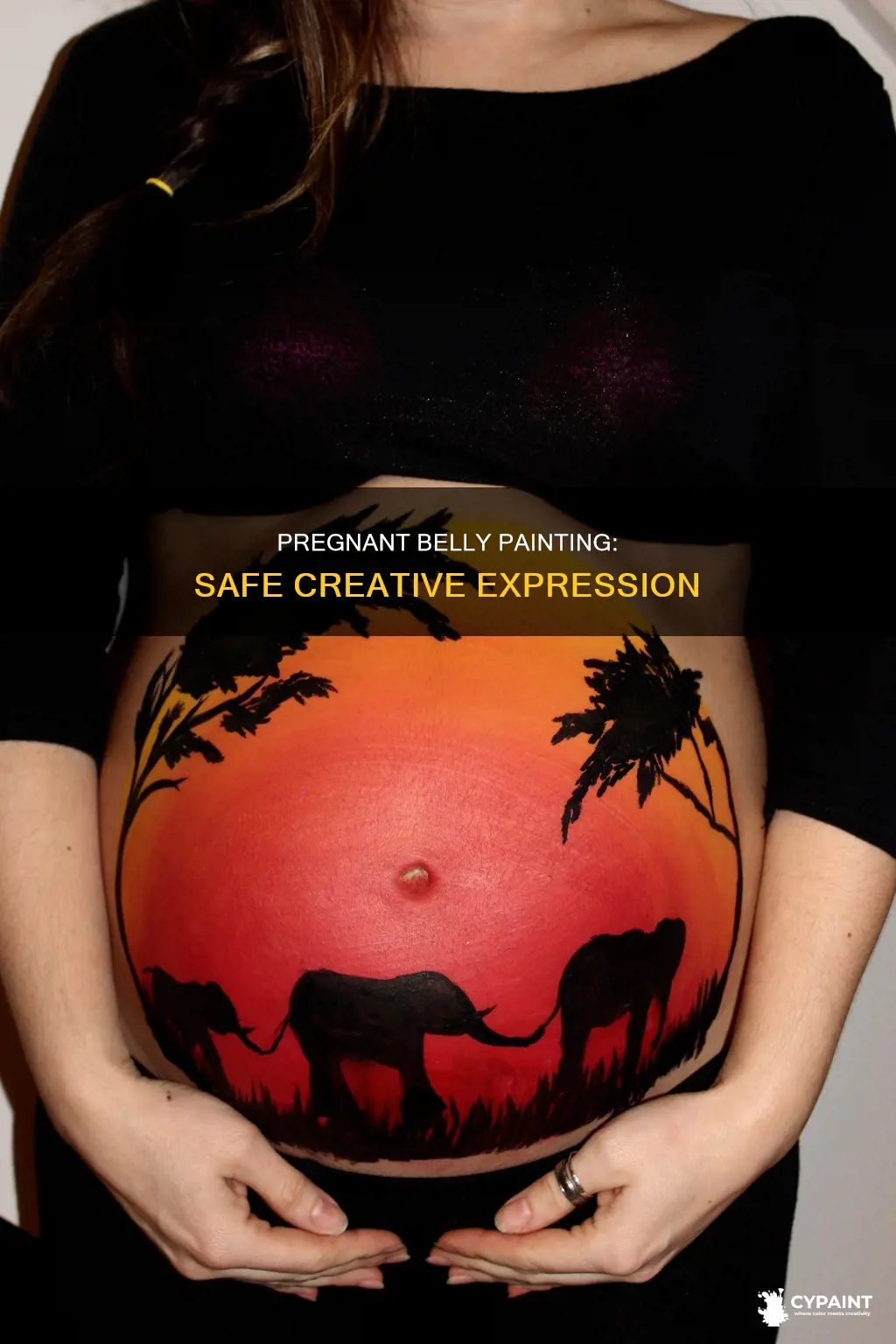 is it safe to paint your belly while pregnant