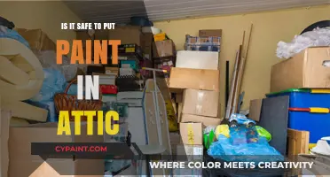 Is Attic Paint Storage Safe? Tips to Avoid Hazards
