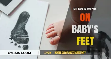 Exploring the Safety of Painting Your Baby's Feet: A Guide for Parents