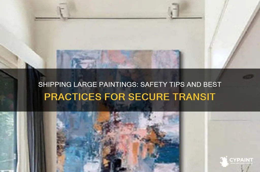 is it safe to ship a large painting