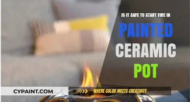 Exploring the Safety of Starting Fires in Painted Ceramic Pots