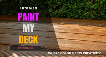 Painting Your Deck in Cold Weather: Risks and Best Practices