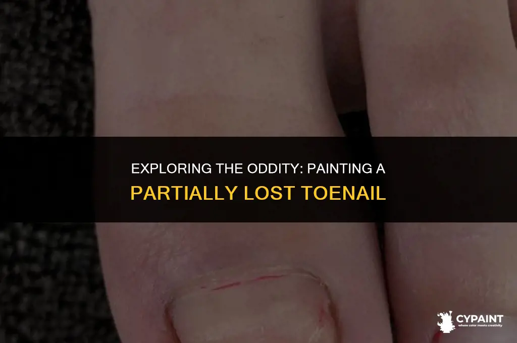 is it weird to paint a toenail that