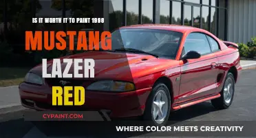 Reviving the '98 Mustang: Is Lazer Red the Perfect Touch?