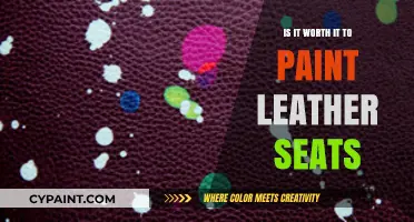 Painting Leather Seats: A Worthwhile DIY Upgrade or Waste?