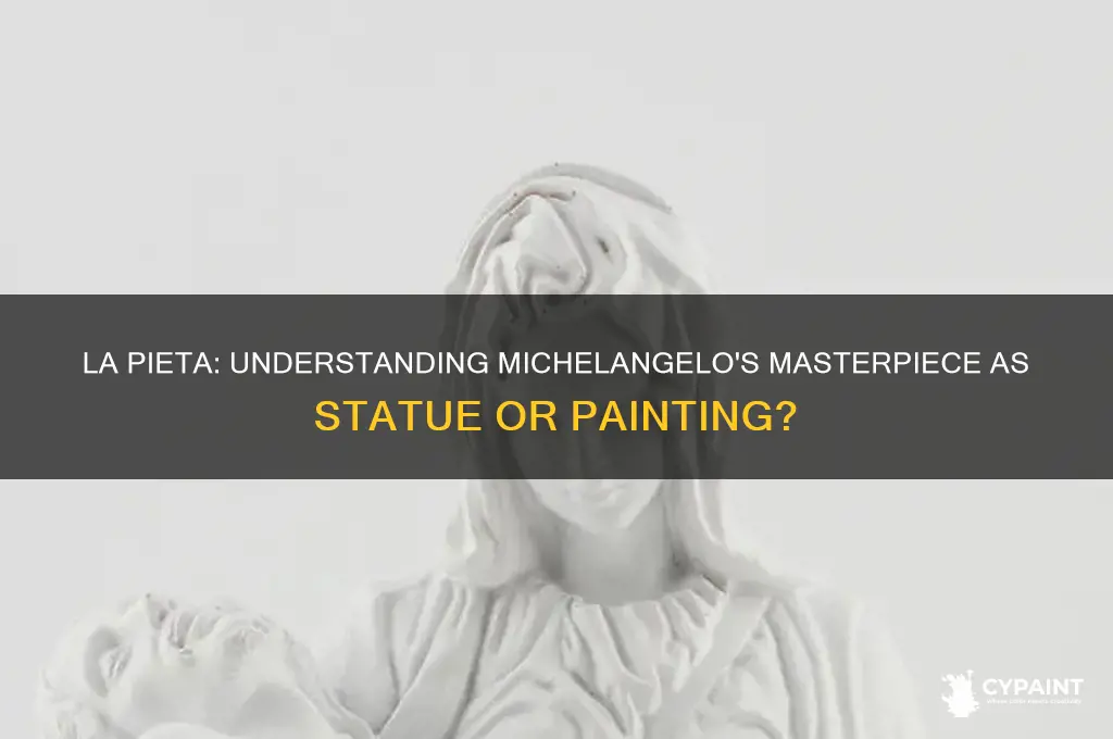 is la pieta a statue or a painting