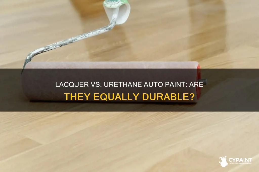 is lacquer auto paint the sands as urethane
