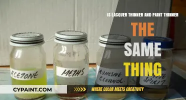 Exploring the Differences: Lacquer and Paint Thinner