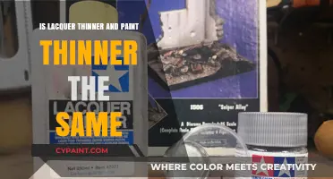Lacquer Thinner vs. Paint Thinner: Understanding the Key Differences