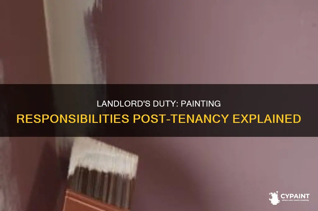 is landlord responsible for painting after tenants move