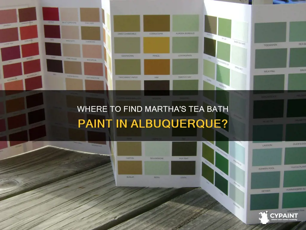 is martha stewart paint tea bath available in albuquerque