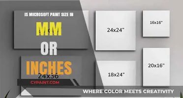 Microsoft Paint Canvas Size: MM or Inches Explained