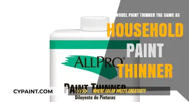 Understanding the Differences: Model Paint Thinner vs. Household Paint Thinner
