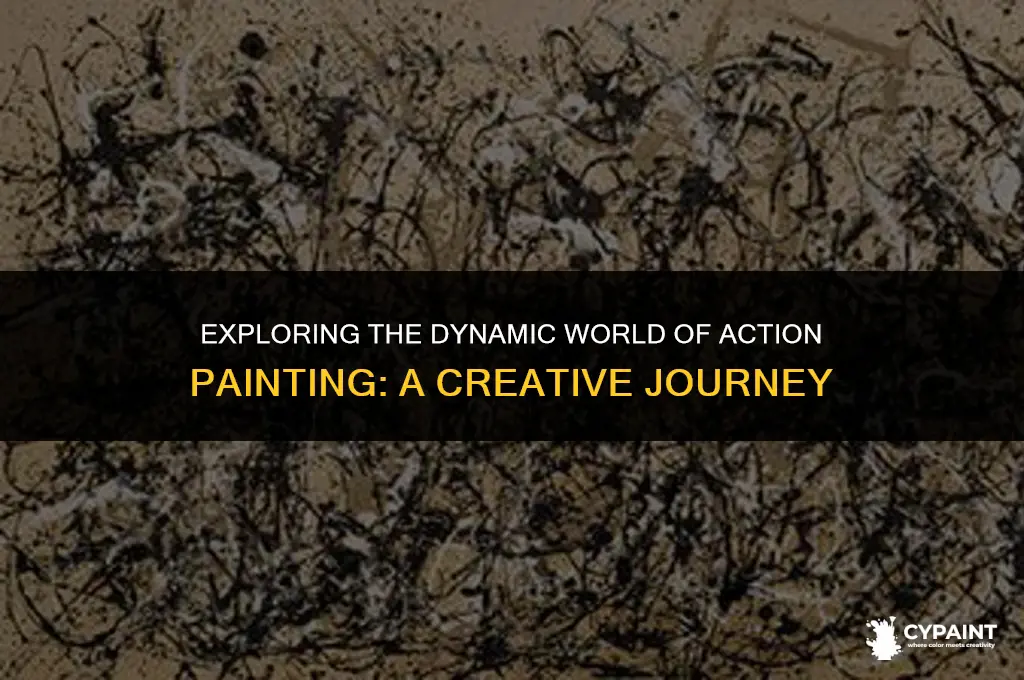 is most closely associated with the process of action painting