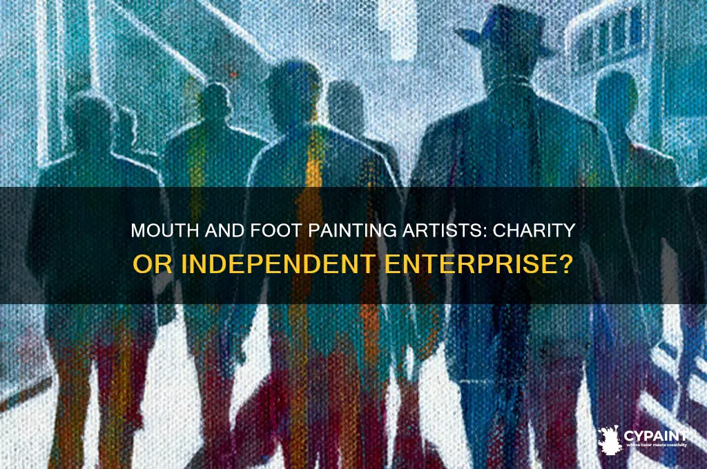 is mouth and foot painting artists a charity