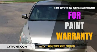 Is Your 2006 Honda Accord Eligible for Paint Warranty?