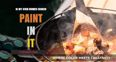Cooked Paint in Oven: Can It Be Saved or Is It Ruined?