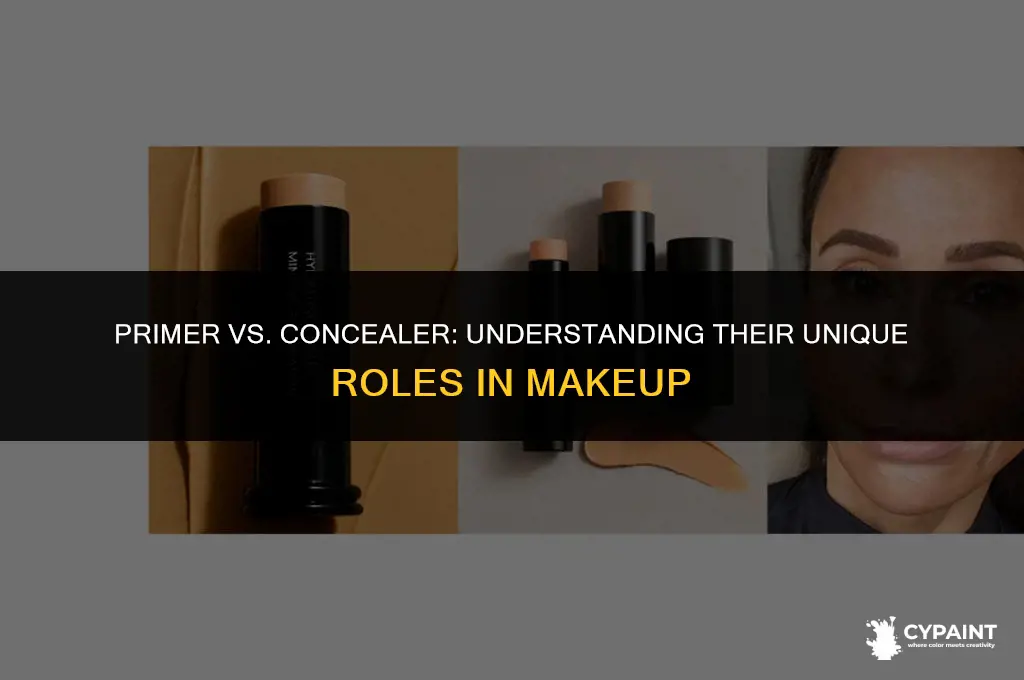 is my paint primer supposed to be thing as concealer