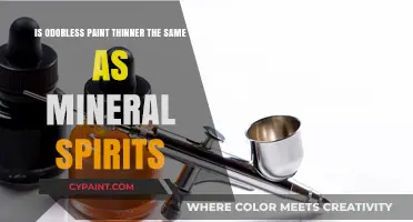 Odorless Paint Thinner: Mineral Spirits or Not?