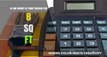 Will One Quart of Paint Cover 8 Square Feet? A Comprehensive Guide