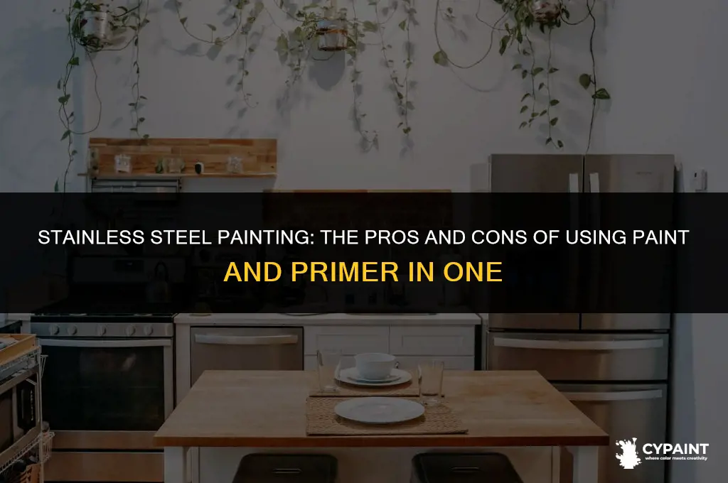 is paint and primer in one ok for stainless steel