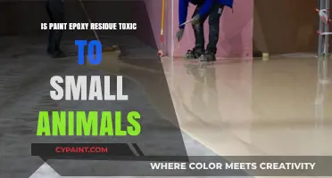 Is Epoxy Paint Residue Harmful to Small Pets? Safety Concerns