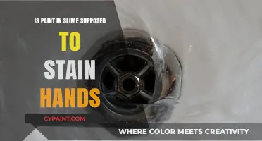 Does Paint in Slime Stain Hands? A Detailed Exploration