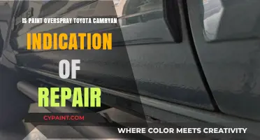 Paint Overspray on Toyota Camry: Sign of Repairs or Factory Finish?