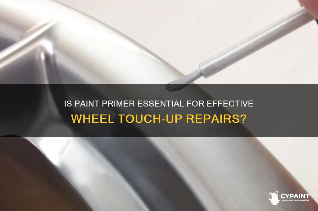 is paint primer necessary for wheel touch up