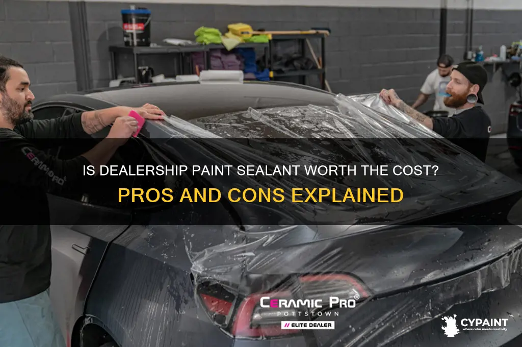 is paint sealant at the dealership worth it