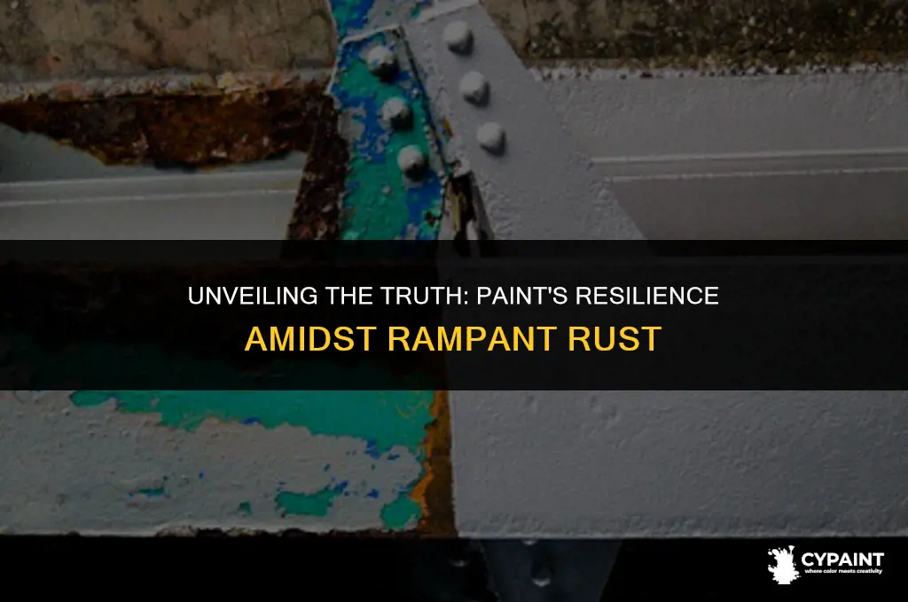 is paint still there if it is all pack rust