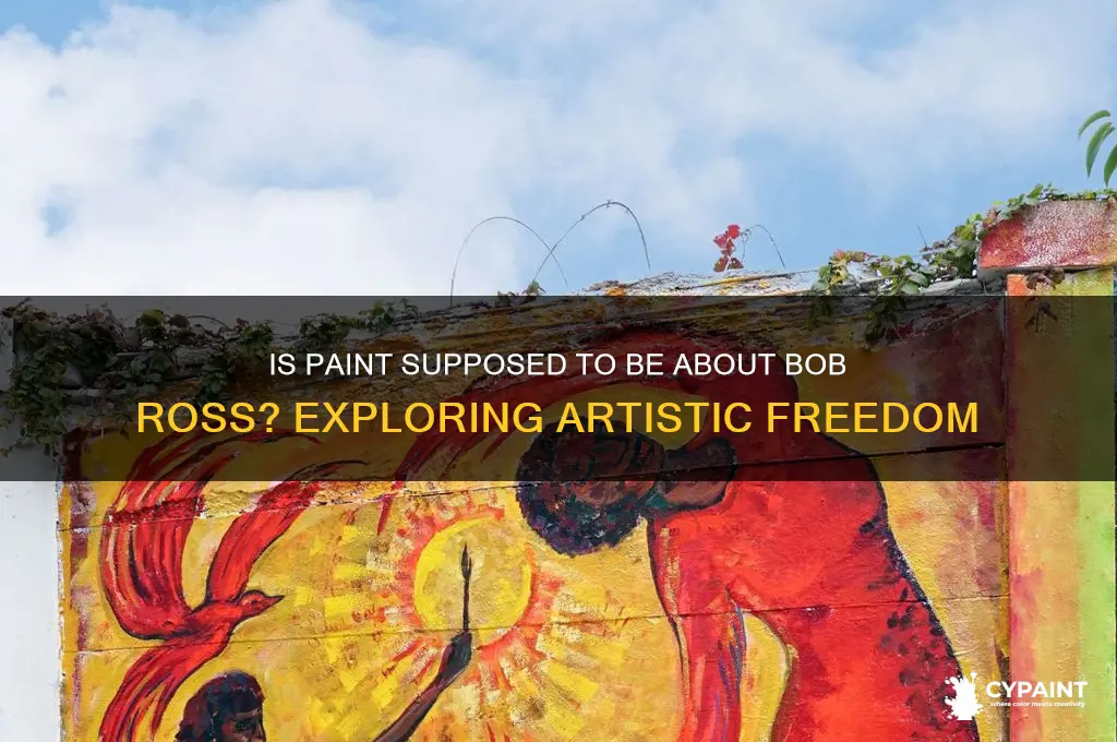 is paint supposed to be about bob ross