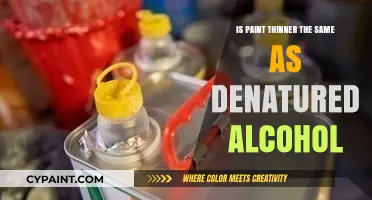 Paint Thinner vs. Denatured Alcohol: Understanding the Key Differences