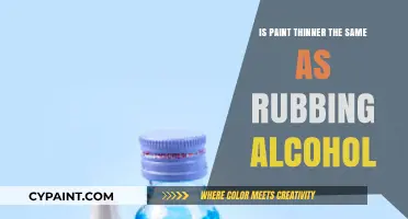 Paint Thinner vs. Rubbing Alcohol: Understanding the Key Differences