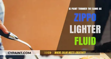 Paint Thinner vs. Zippo Lighter Fluid: What's the Difference?