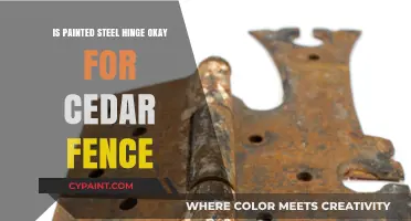 Painted Steel Hinges for Cedar Fences: Durability and Compatibility Guide